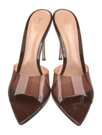 Gianvito Rossi Leather Mules