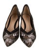 Gianvito Rossi Canvas Floral Print Pumps