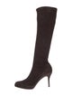 Gianvito Rossi Suede Sock Boots