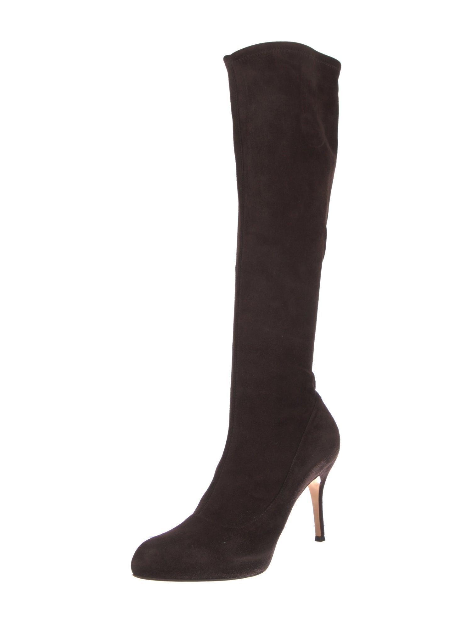 Gianvito Rossi Suede Sock Boots