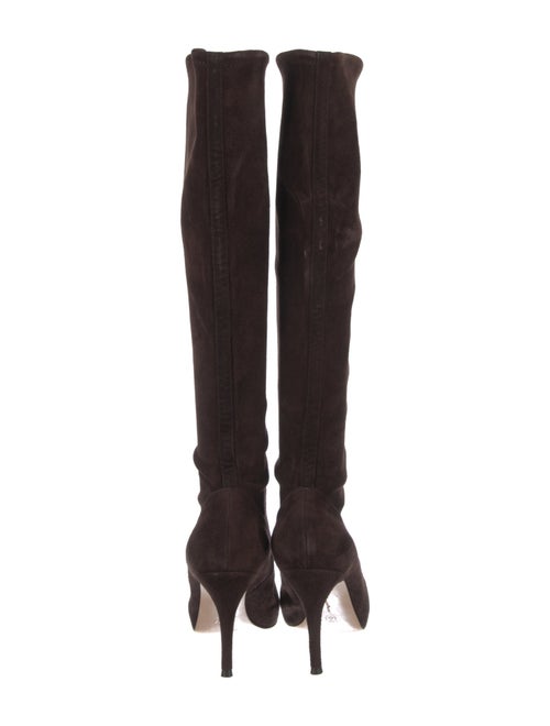 Gianvito Rossi Suede Sock Boots