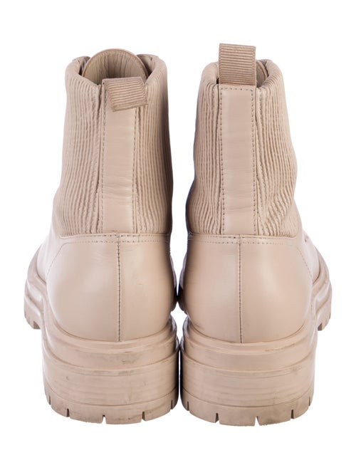 Gianvito Rossi Leather Combat Boots