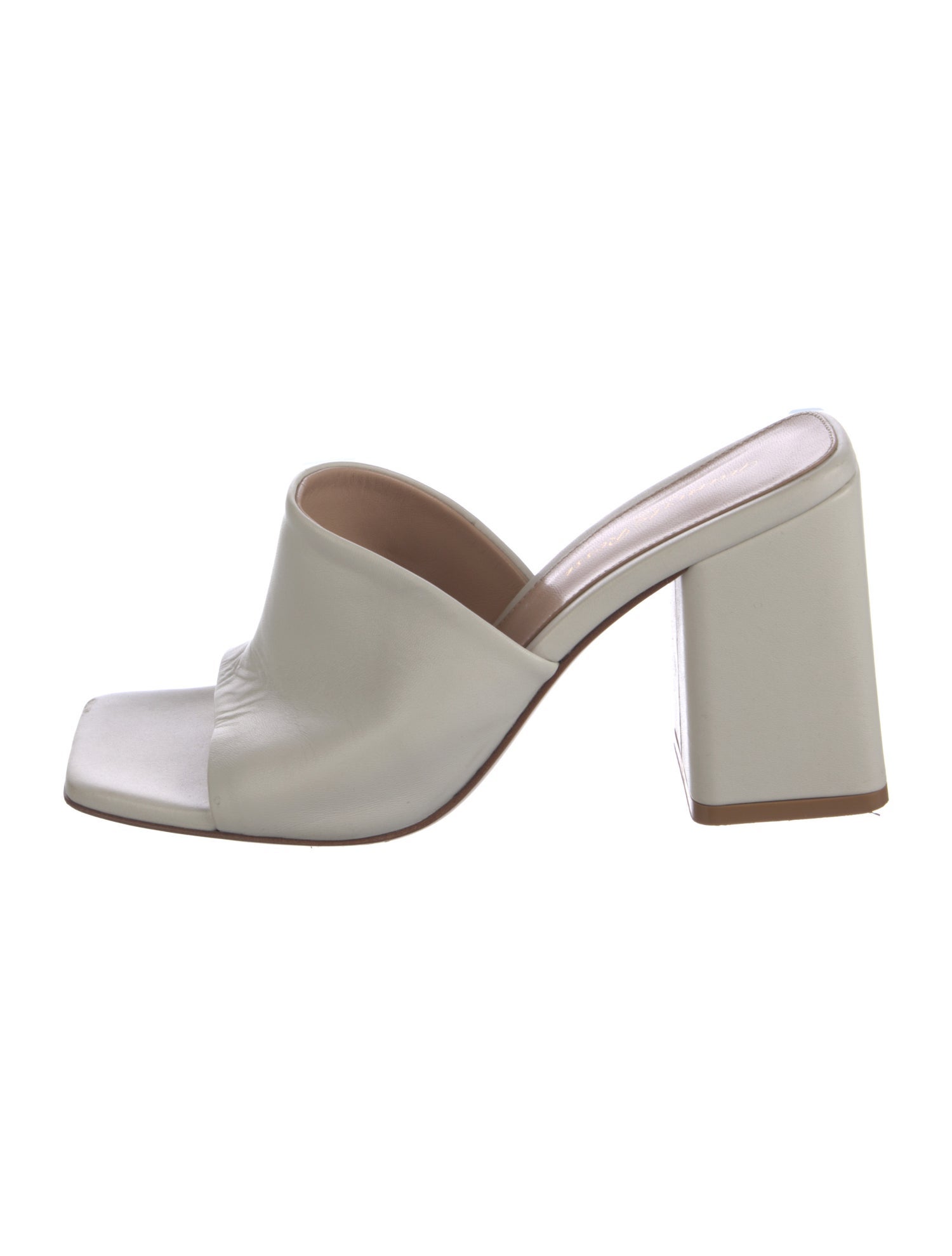 Gianvito Rossi Leather Slides