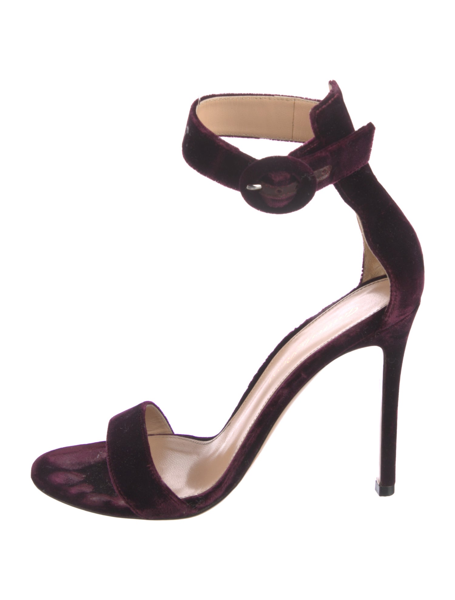 Gianvito Rossi Velvet Sandals