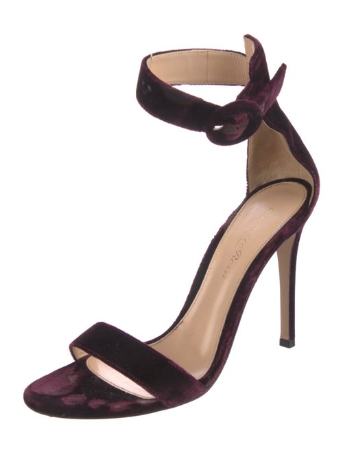 Gianvito Rossi Velvet Sandals