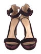 Gianvito Rossi Velvet Sandals