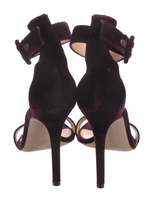 Gianvito Rossi Velvet Sandals