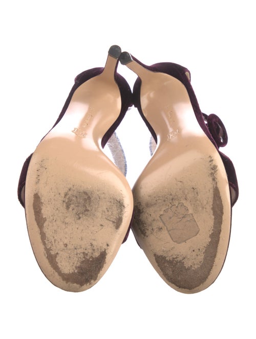 Gianvito Rossi Velvet Sandals