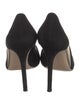 Gianvito Rossi Suede Colorblock Pattern Pumps