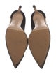 Gianvito Rossi Suede Colorblock Pattern Pumps