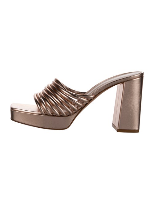 Gianvito Rossi Leather Slides