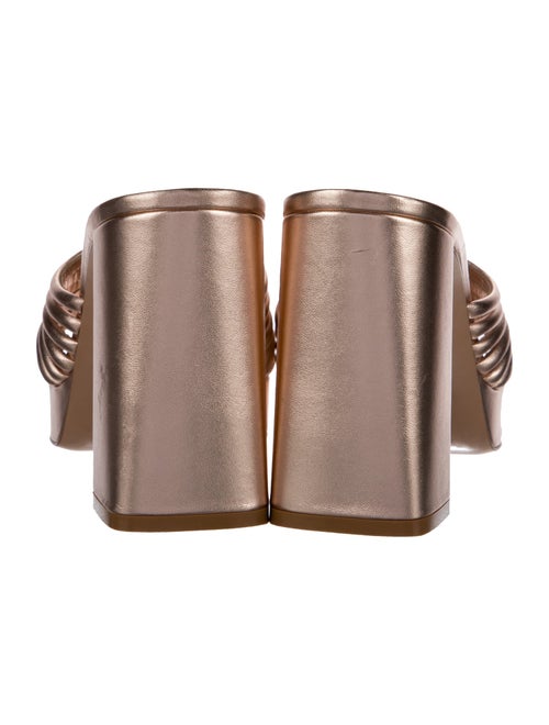 Gianvito Rossi Leather Slides