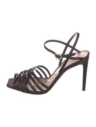 Gianvito Rossi Satin Sandals