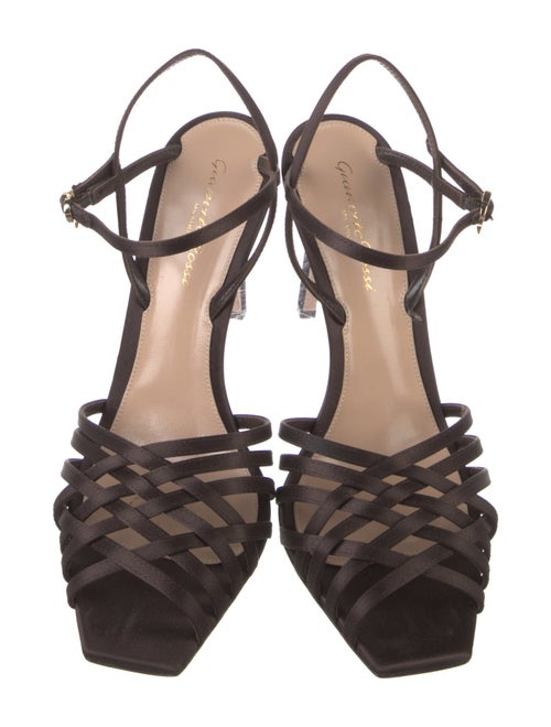 Gianvito Rossi Satin Sandals