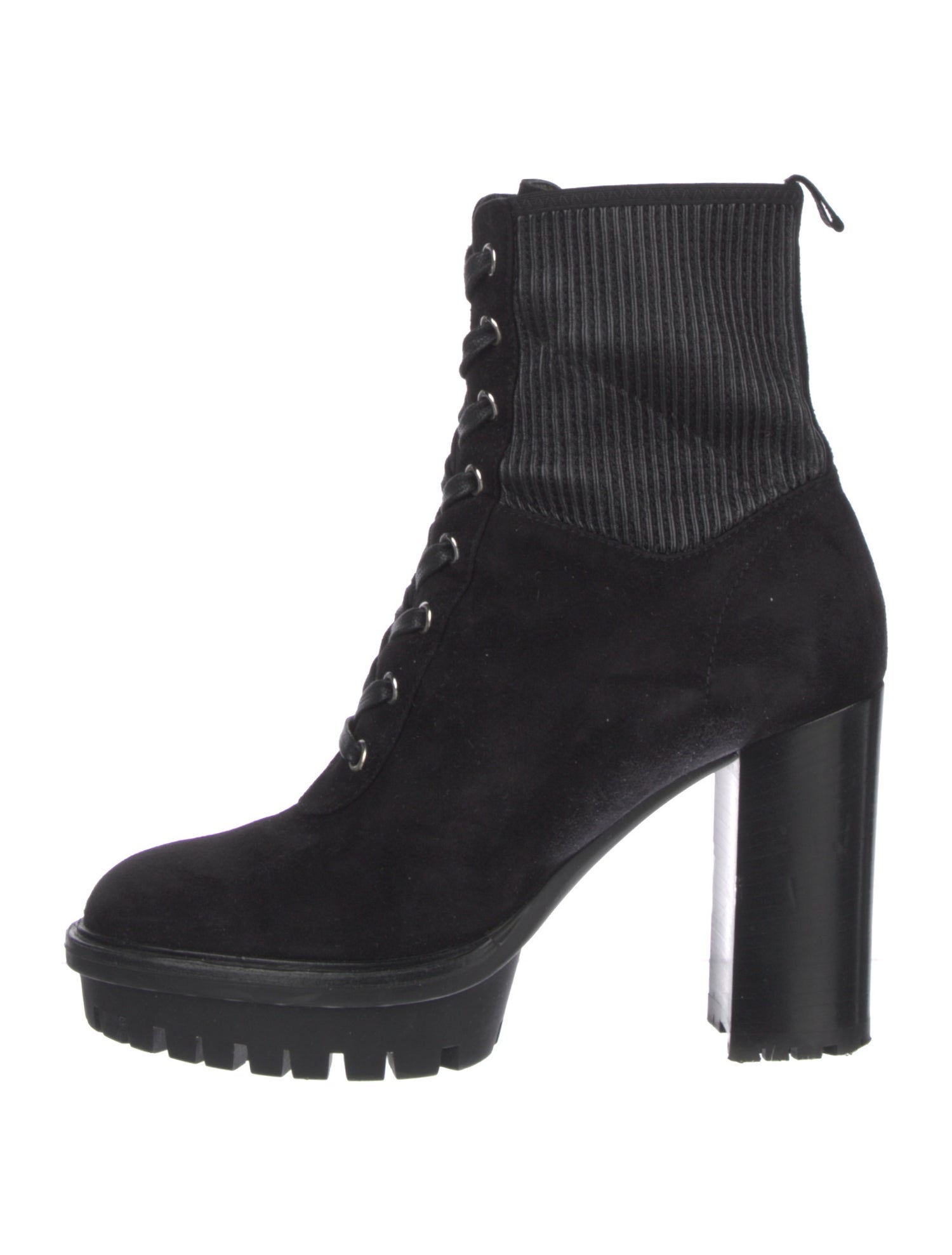 Gianvito Rossi Suede Sock Boots