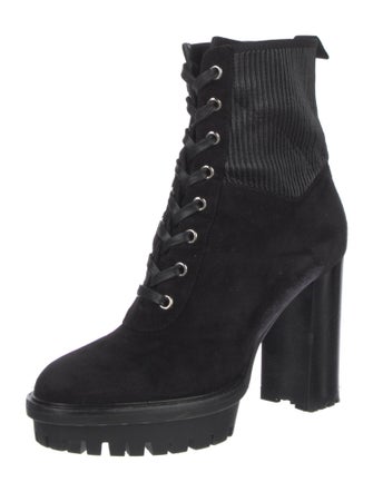 Gianvito Rossi Suede Sock Boots