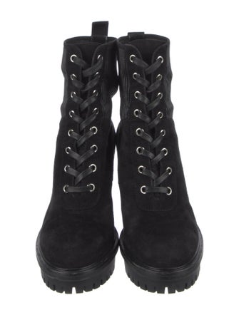 Gianvito Rossi Suede Sock Boots