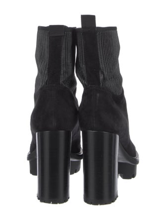 Gianvito Rossi Suede Sock Boots