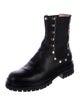 Gianvito Rossi Leather Studded Accents Chelsea Boots
