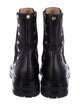 Gianvito Rossi Leather Studded Accents Chelsea Boots