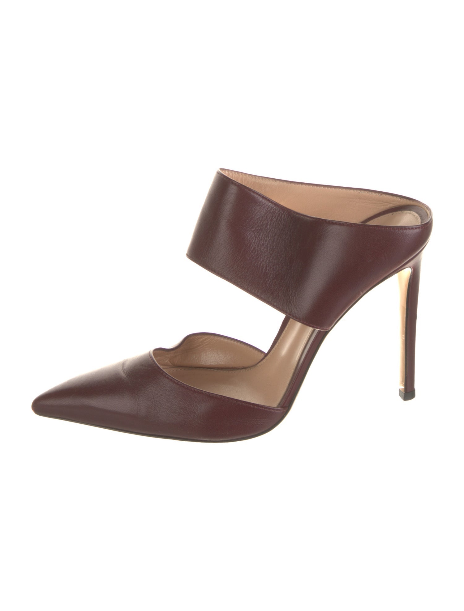 Gianvito Rossi Leather Mules