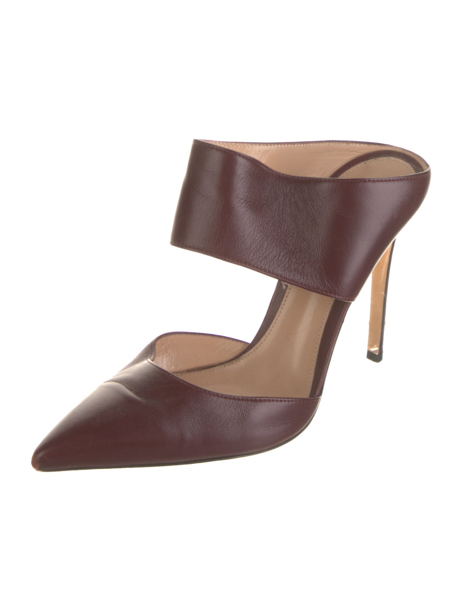 Gianvito Rossi Leather Mules