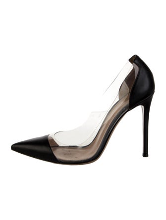 Gianvito Rossi PVC D'Orsay Pumps