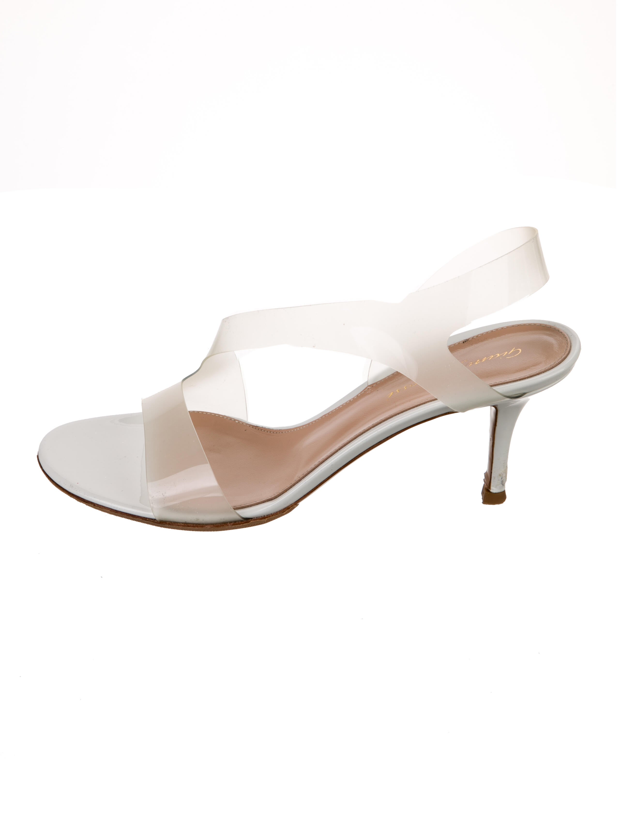 Gianvito Rossi PVC Slingback Sandals