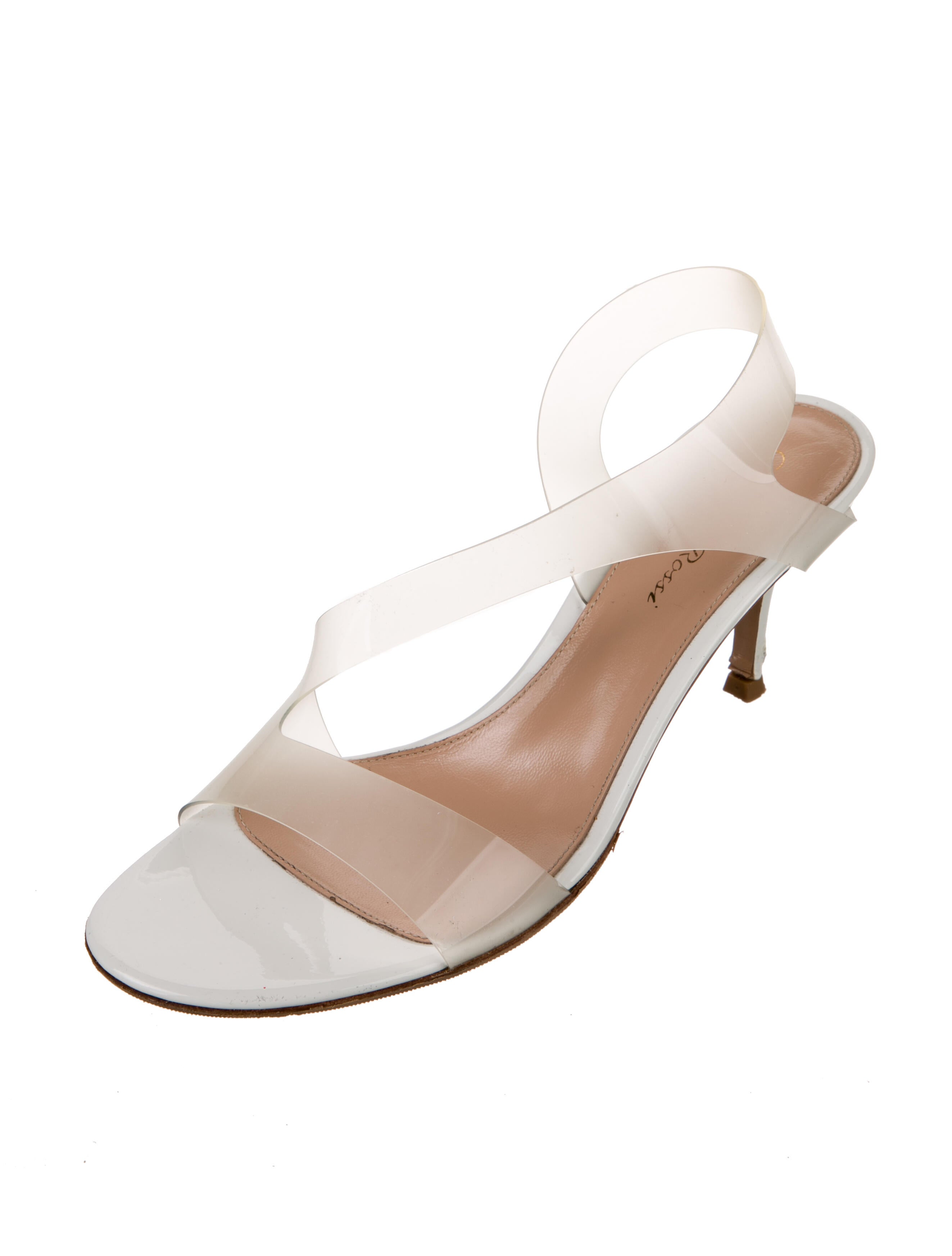 Gianvito Rossi PVC Slingback Sandals