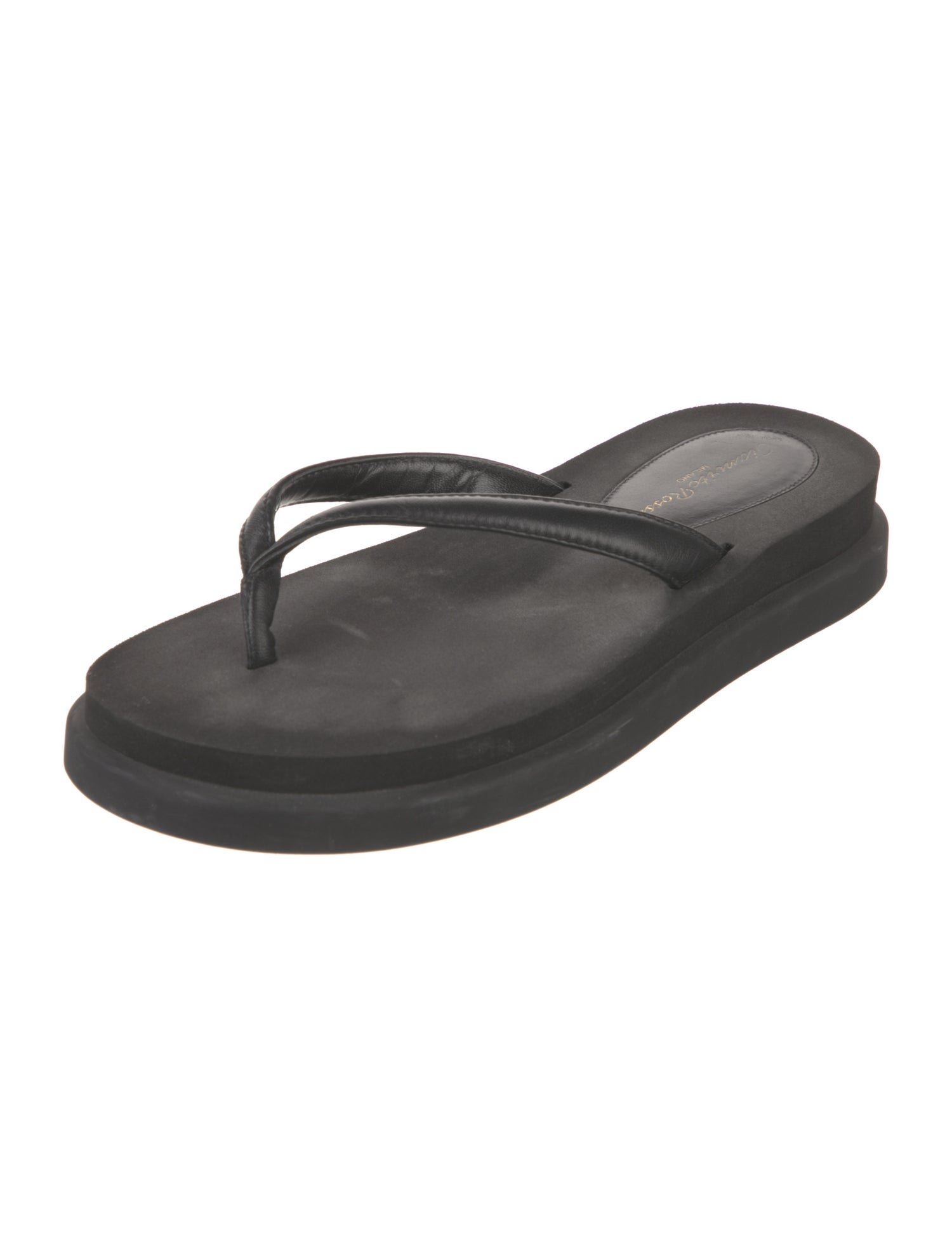 Gianvito Rossi Leather Flip Flops