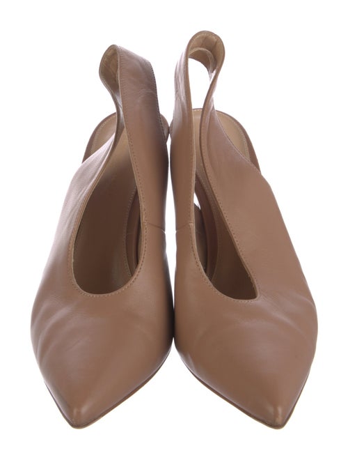 Gianvito Rossi Leather Slingback Pumps