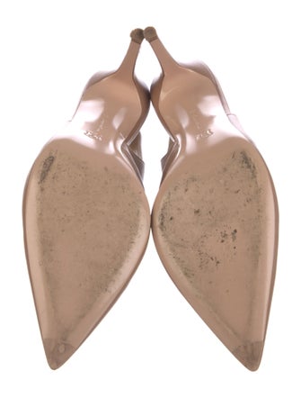 Gianvito Rossi Leather Slingback Pumps