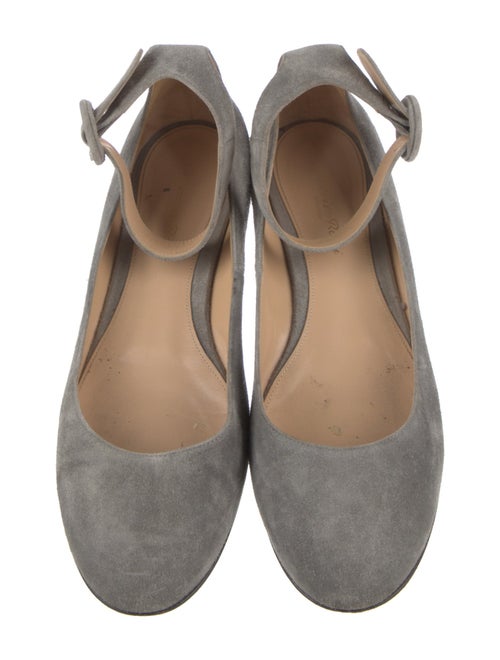 Gianvito Rossi Suede Flats