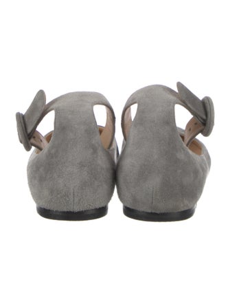 Gianvito Rossi Suede Flats