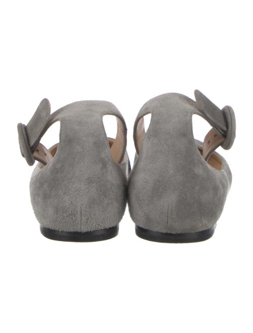 Gianvito Rossi Suede Flats