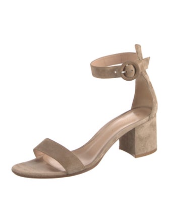 Gianvito Rossi Suede Sandals