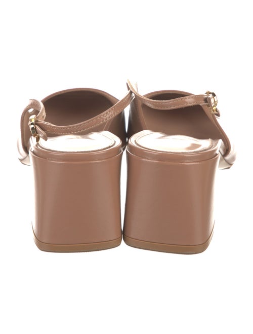 Gianvito Rossi Leather Slingback Pumps