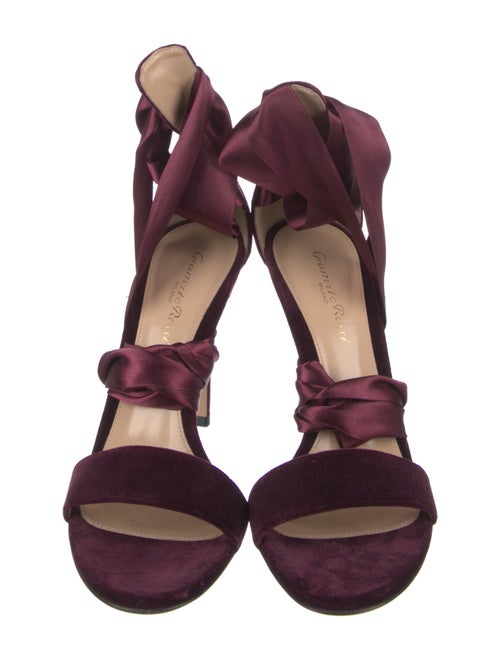 Gianvito Rossi Velvet Sandals