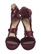 Gianvito Rossi Velvet Sandals