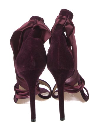 Gianvito Rossi Velvet Sandals