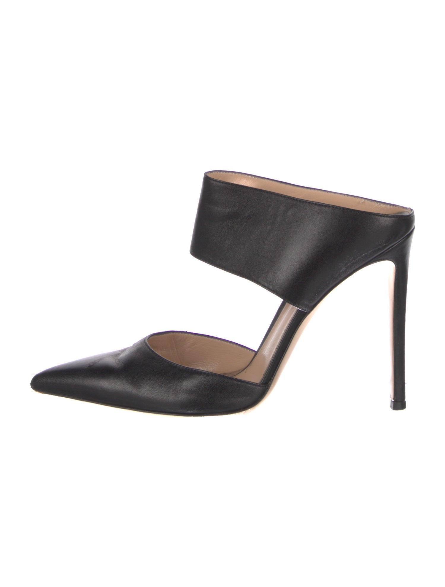 Gianvito Rossi Leather Mules