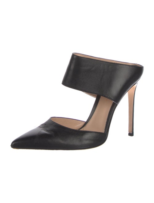 Gianvito Rossi Leather Mules