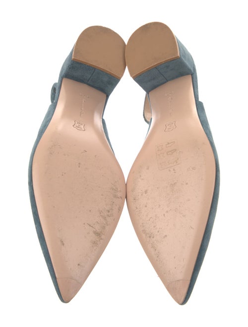 Gianvito Rossi Suede Slingback Pumps