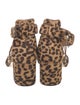 Gianvito Rossi Ponyhair Animal Print Sandals