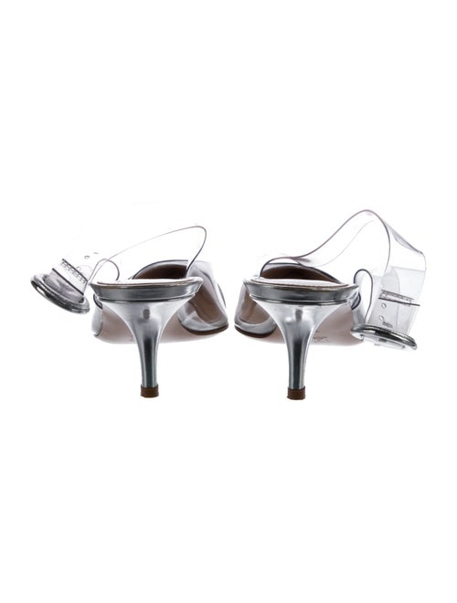 Gianvito Rossi Leather Slingback Pumps