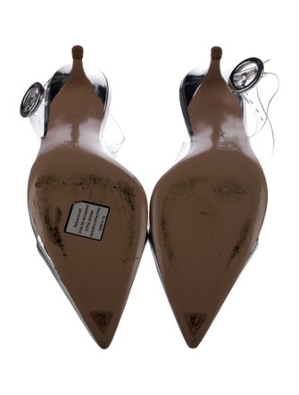 Gianvito Rossi Leather Slingback Pumps