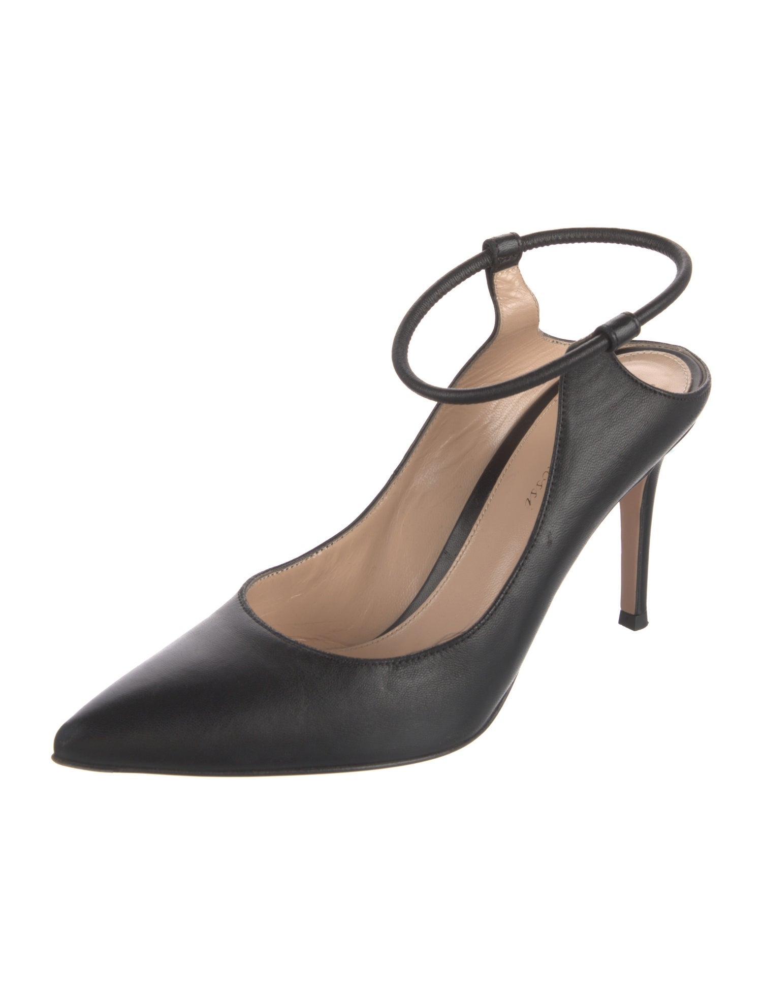 Gianvito Rossi Leather Slingback Pumps
