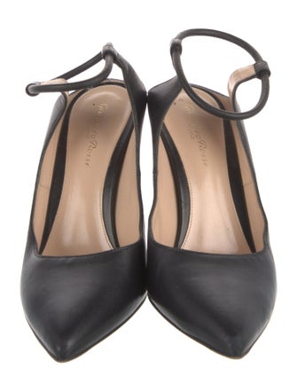 Gianvito Rossi Leather Slingback Pumps