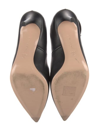 Gianvito Rossi Leather Slingback Pumps