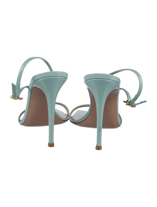 Gianvito Rossi Patent Leather Slingback Sandals